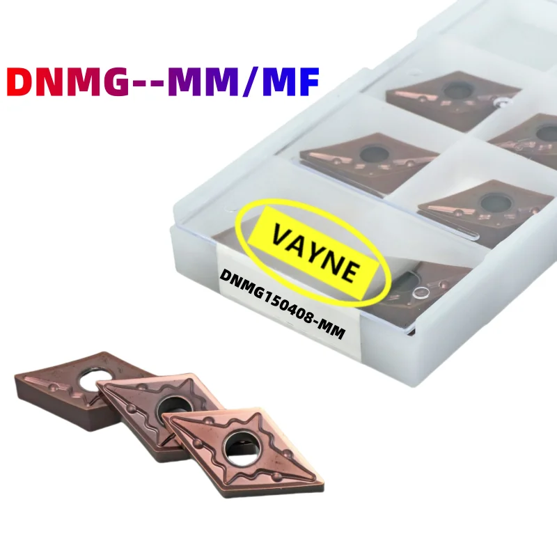 

10 шт. DNMG 1504 1506 08 1104 04 мм MF PM Нержавеющая сталь Резка с ЧПУ Расточная токарная обработка Держатель инструмента Карбидные вставки