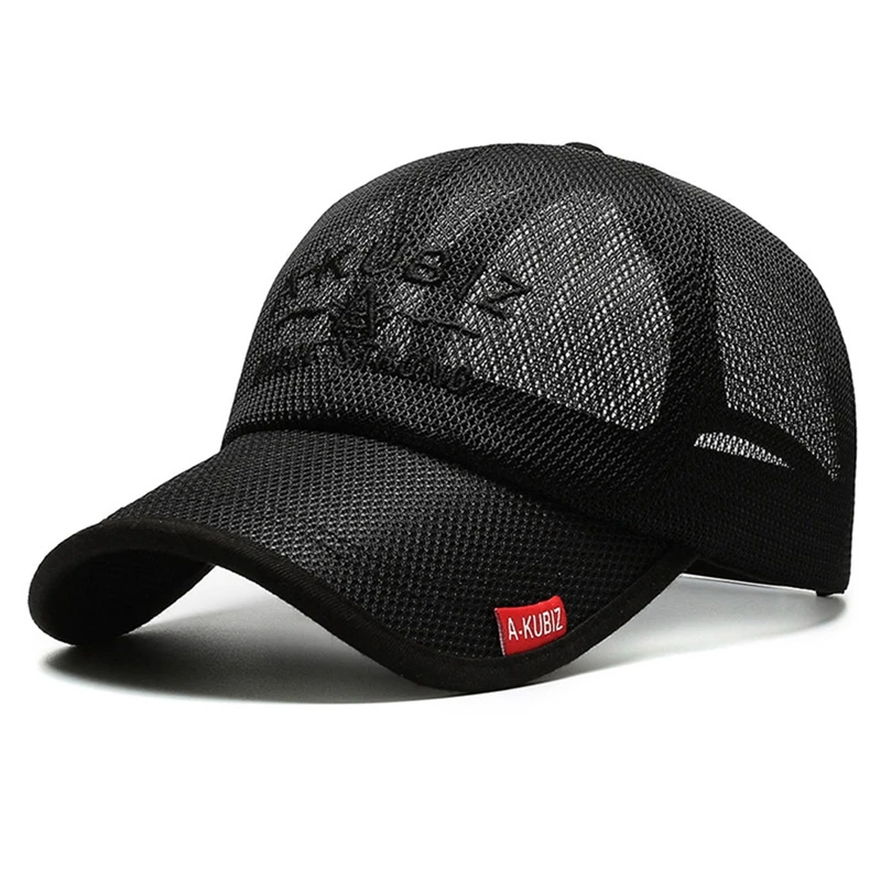 Breathable Full Mesh Baseball Cap Outdoor Sports Sunscreen Hat Letter Breathable Travel Sun Hat Hiking Hat Unisex Women Men Hat