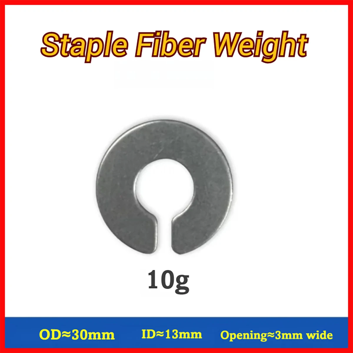 0.5g-50g Warping Machine Tension Weights Short Fiber Weights