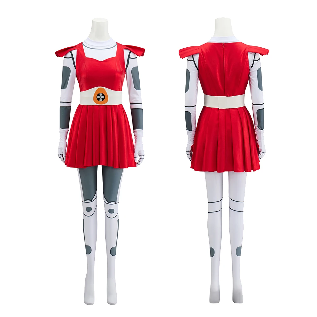 

Цирковой детский косплей, красное платье для взрослых, ужасы, Фредди, сестра, косплей, местоположение, Элизабет Афтон, цирк, детский костюм, наряд на Хэллоуин