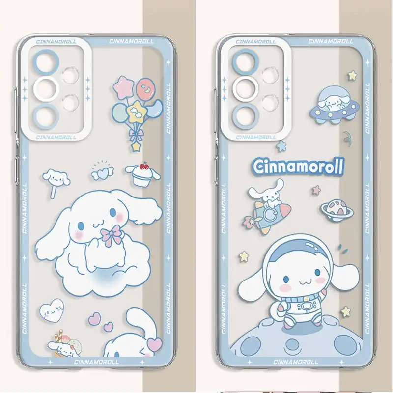 Cartoon Space Kurome Melodys phone case for Samsung A55 5G A25 A22 A15 A34 A14 A71 A52 A50 A12 A13 A32 A31 A73 Clear funda Cover