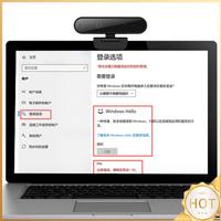 Identification Login Web Camera 1MP 720P/2MP 1080P for Windows Hello USB Computer Webcam Built-in Microphone Computer Web Camera