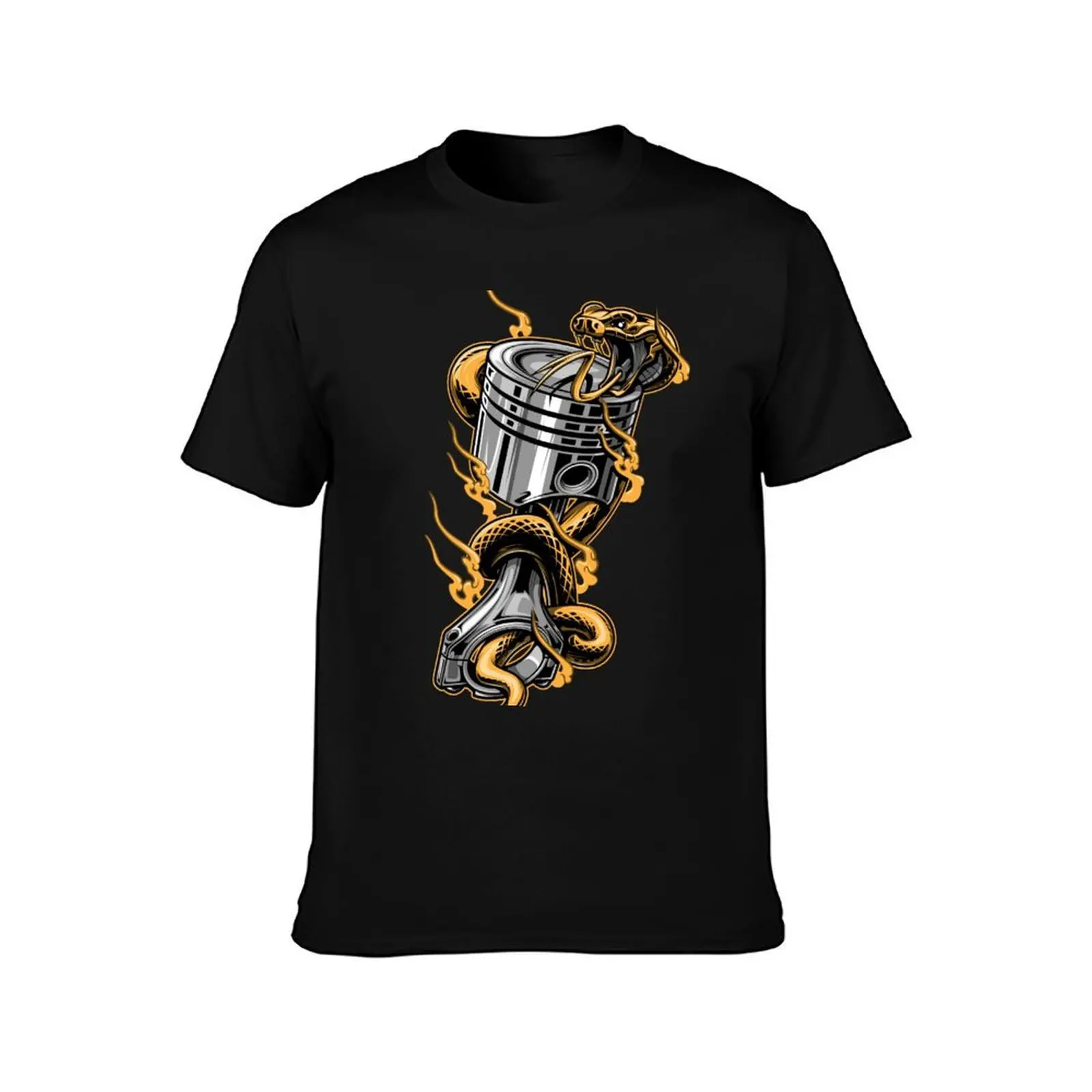 Car Engine Piston - Great Gift for Mechanic T-Shirt t shirts for man cotton funny T-Shirt