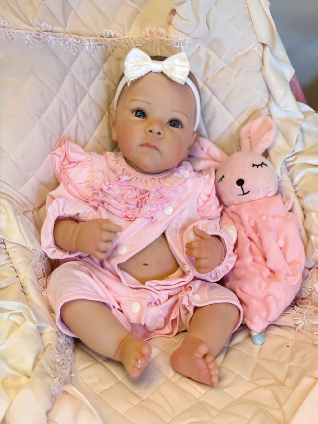 Aizwa1 Reborn Bettie Doll 18 pollici (silicone o vinile possono scegliere) Bebe fatto a mano neonata per bambini regalo di compleanno