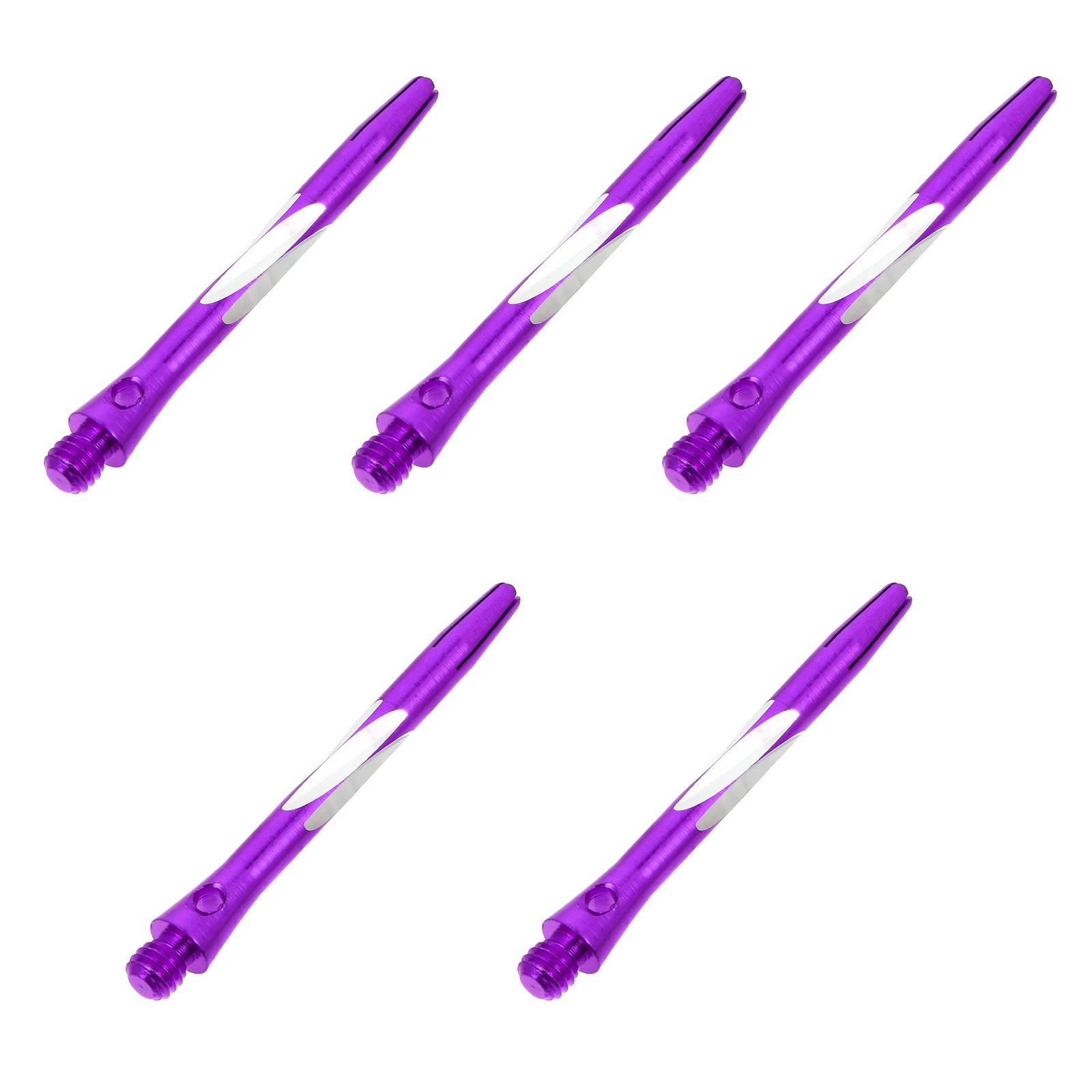 

5pcs Aluminium Alloy Shafts Thread Stems Standard Metal Rod For Dart Flights Durable Front Loaded Grip Training Accessories