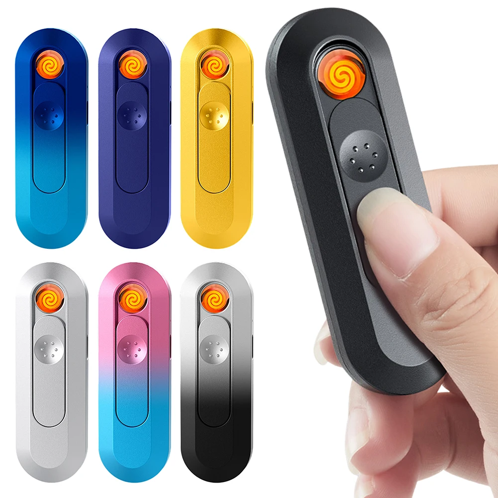 

Ветрозащитная металлическая зажигалка, вольфрамовая перезаряжаемая беспламенная электрическая зажигалка, мужской подарок