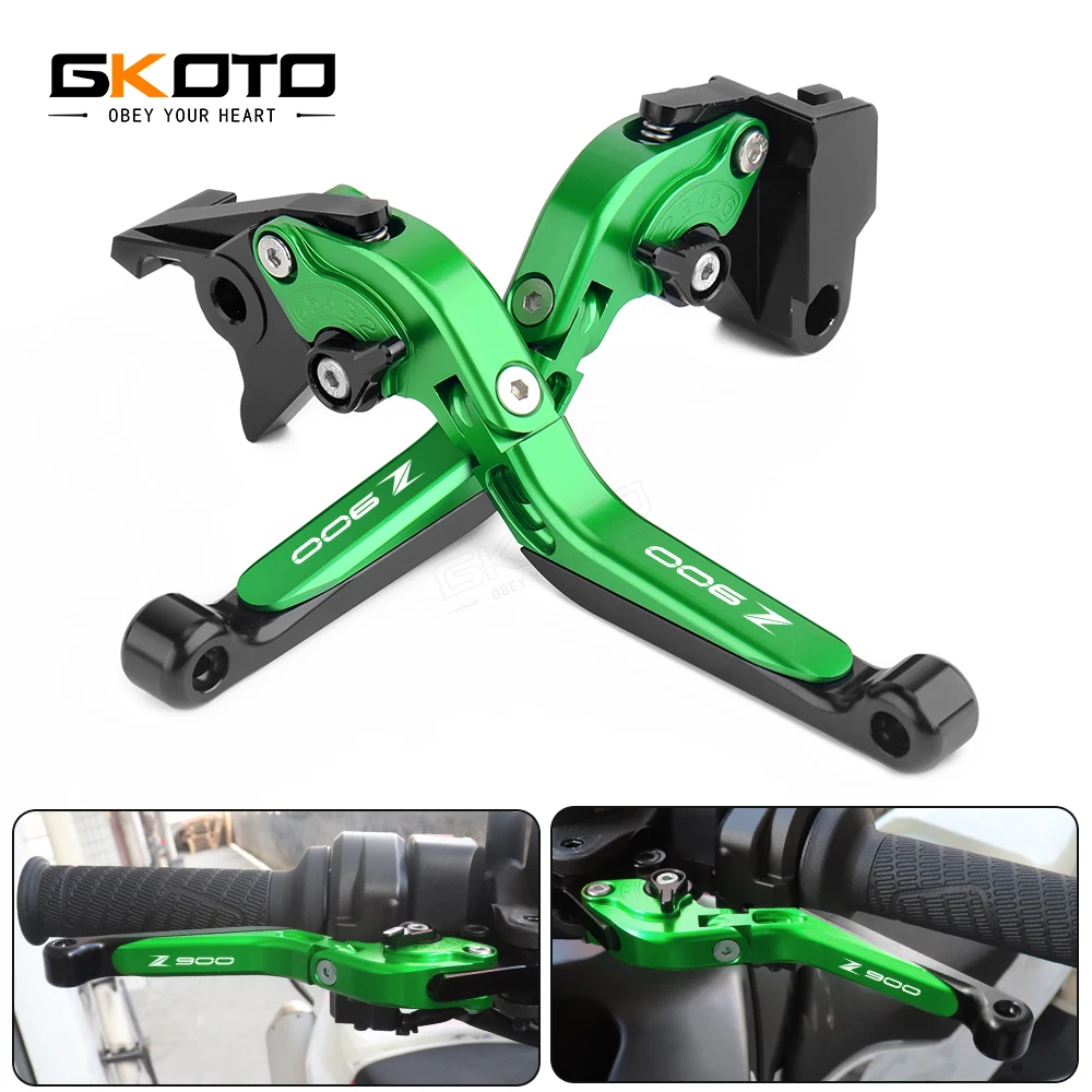 

Motorcycle Adjustable Folding Extendable handle For KAWASAKI Z900 2017-2019 2020 2021 2022 CNC Brake Clutch Lever Z 900 2023