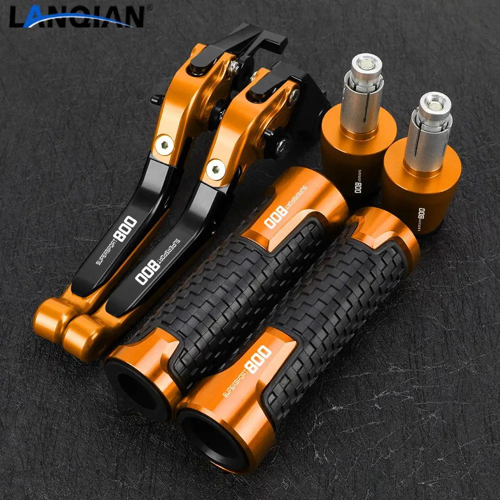 

For DUCATI 800Supersport 800 Supersport 2003 Motorcycle Adjustable Brake Clutch Levers Handlebar grips ends Motor Accessries