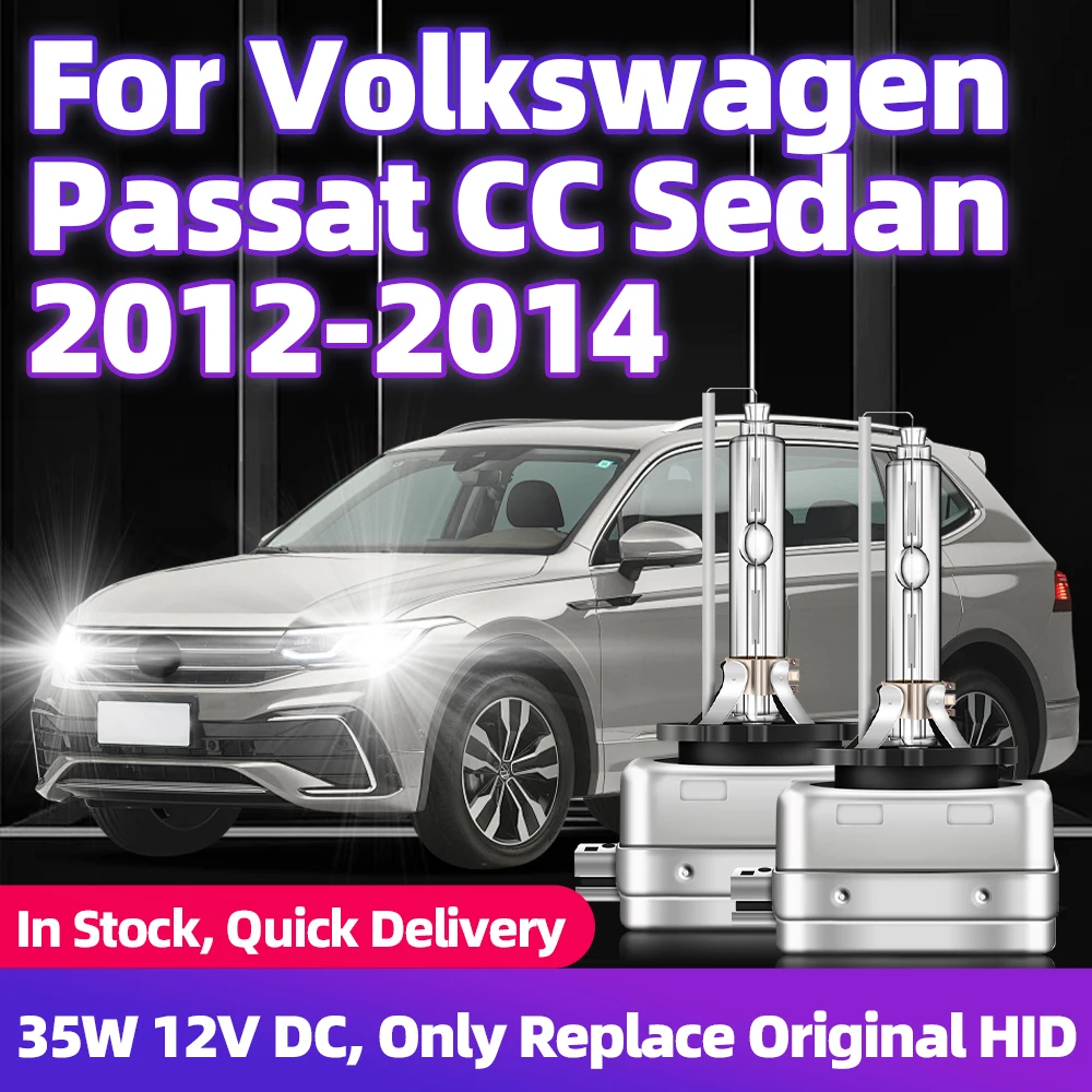 

For VW Passat CC Sedan 2012 2013 2014 Super Version 6000K 8000K 10000K D3S HID Xenon Headlights Fast Bright HID Bulbs DC 12V 35W