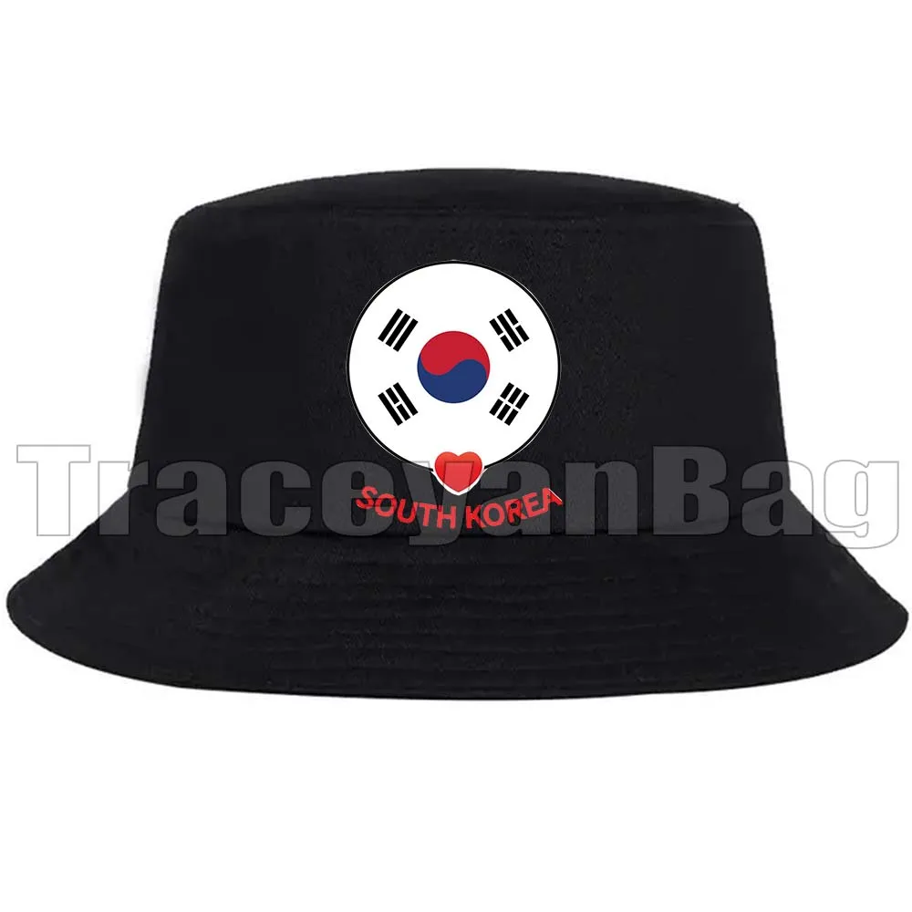 

Malaysia Swaziland Rwanda Philippines Tuvalu Costa Rica Heart Circle Country Flag Black Bucket Hats Outdoor Sun Fishermen Caps
