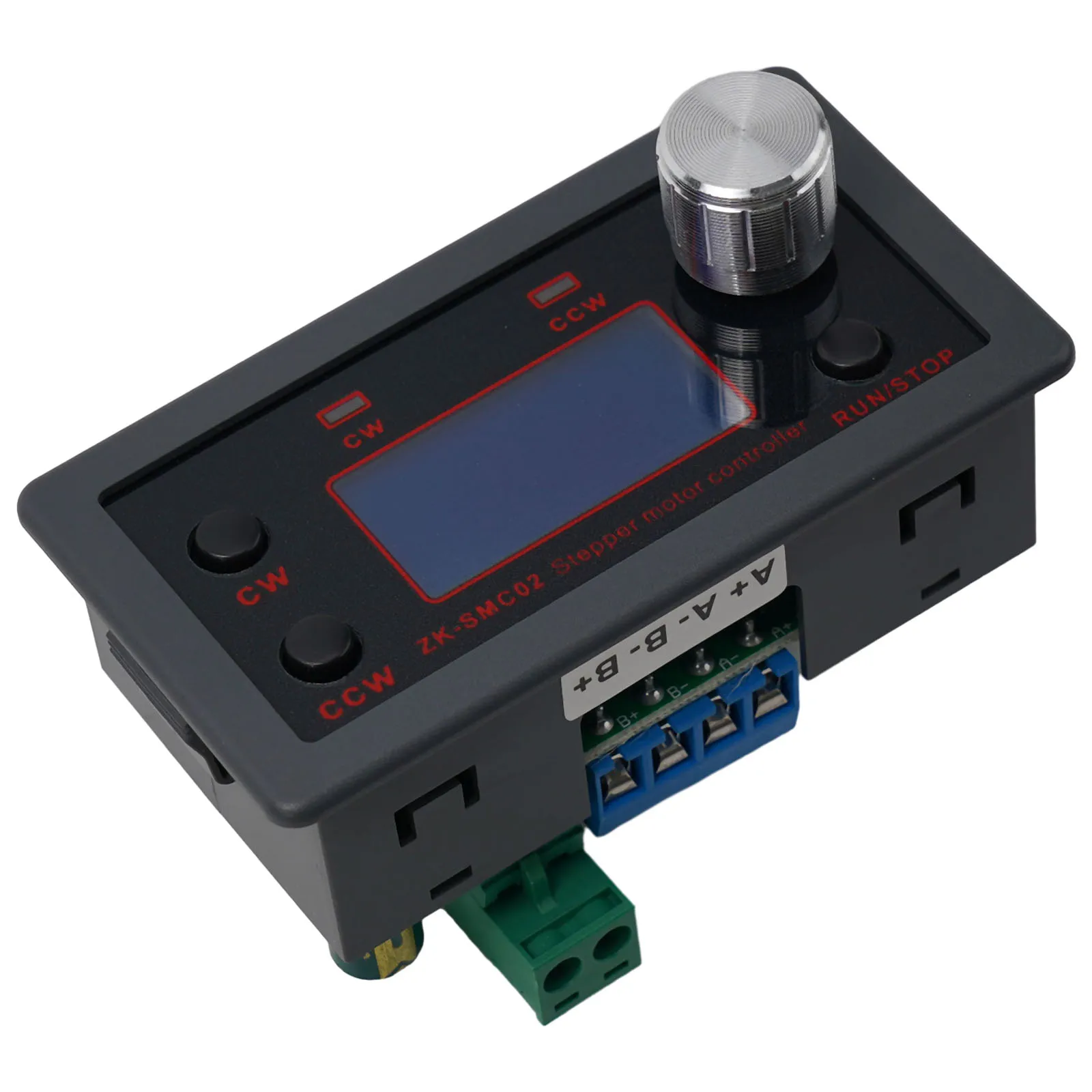 ZK-SMC02 Stepper Motor Driver Controller 4A DC5-30V For Pulse Angle Control Module With LCD For Industrial Automation