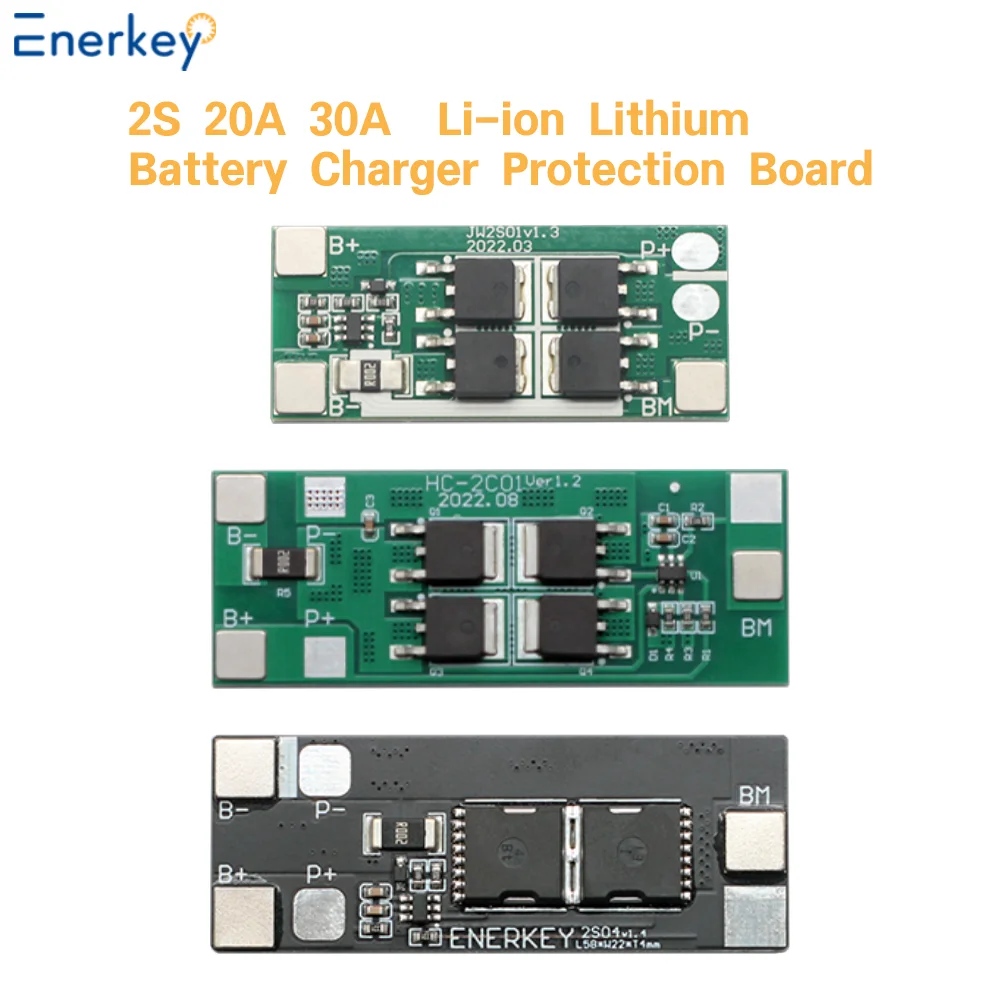 Enerkey sprzedaż hurtowa 2S 20A 30A akumulator litowo-jonowy ładowarka płyta ochronna BMS