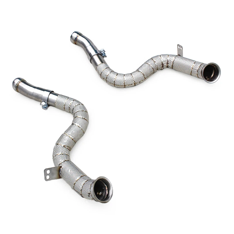 

OEM Exhaust Pipes Downpipe For Mercedes-Benz S560 4.0TT W222 2017-2023 Stainless Steel Header With Heat Shield