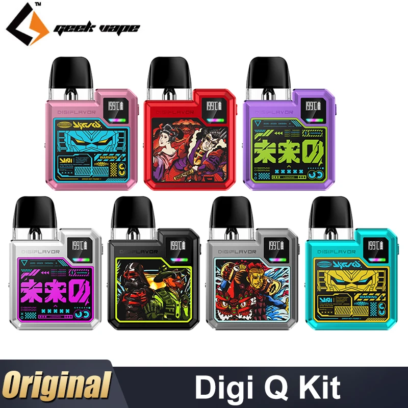 الأصلي GeekVape Digi Q Pod Kit Vape 1000mAh بطارية 2ml Q خرطوشة المرذاذ السجائر الإلكترونية