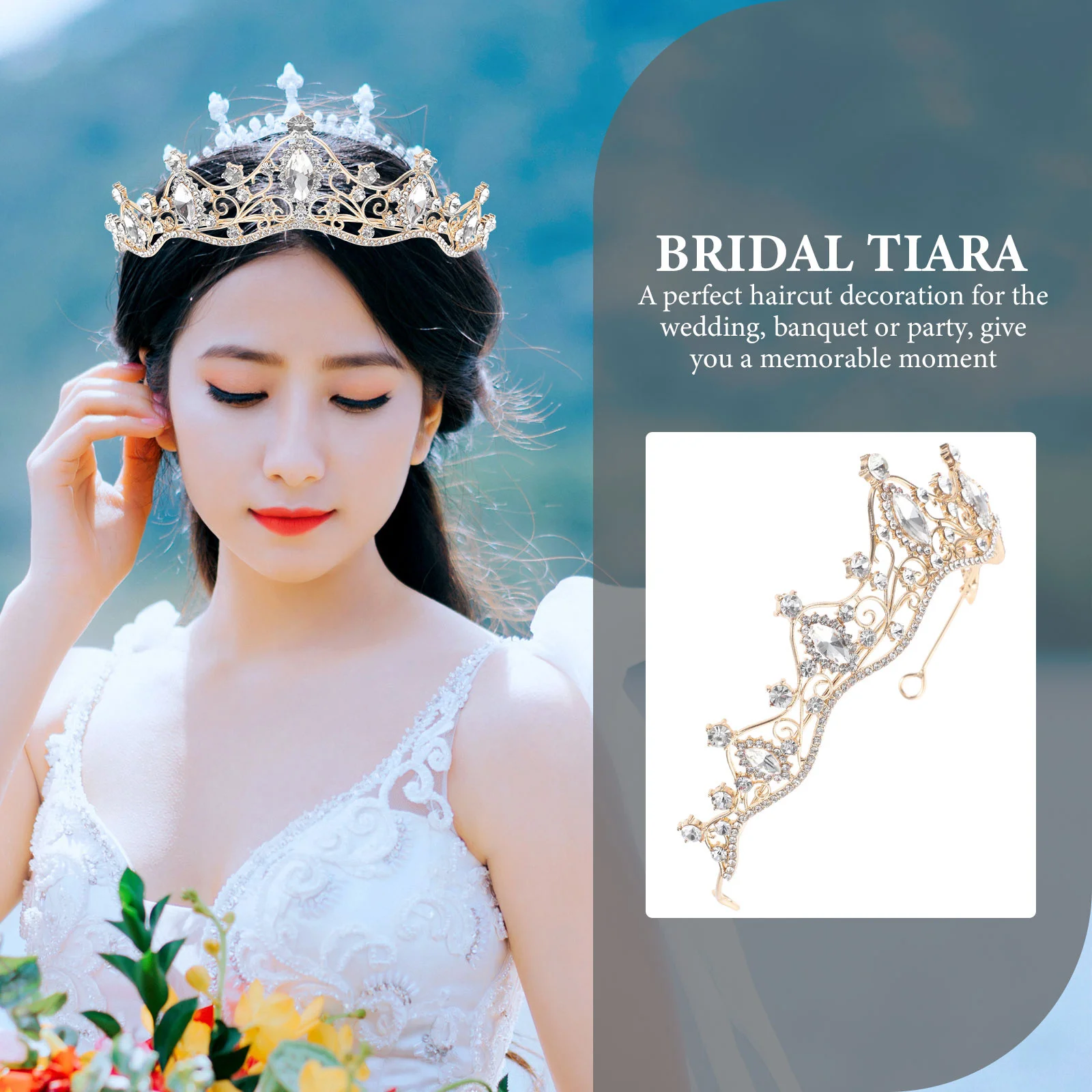 

Crown Crowns for Women Head Band Wedding Fairy Gemstone Tiara Tierra Tiaras Headband