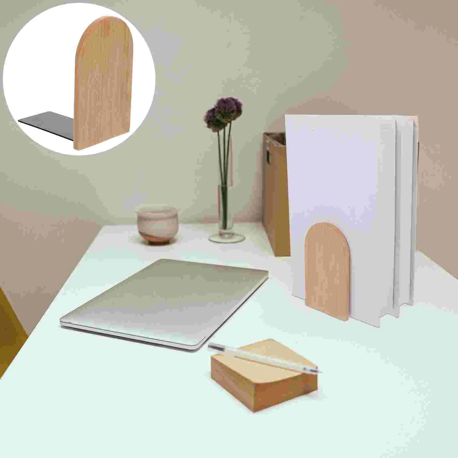 

Book Stand Bookend Supporter Books Supports Metal Bookends Stop for Shelf Table Bookshelf Holders Simple Student