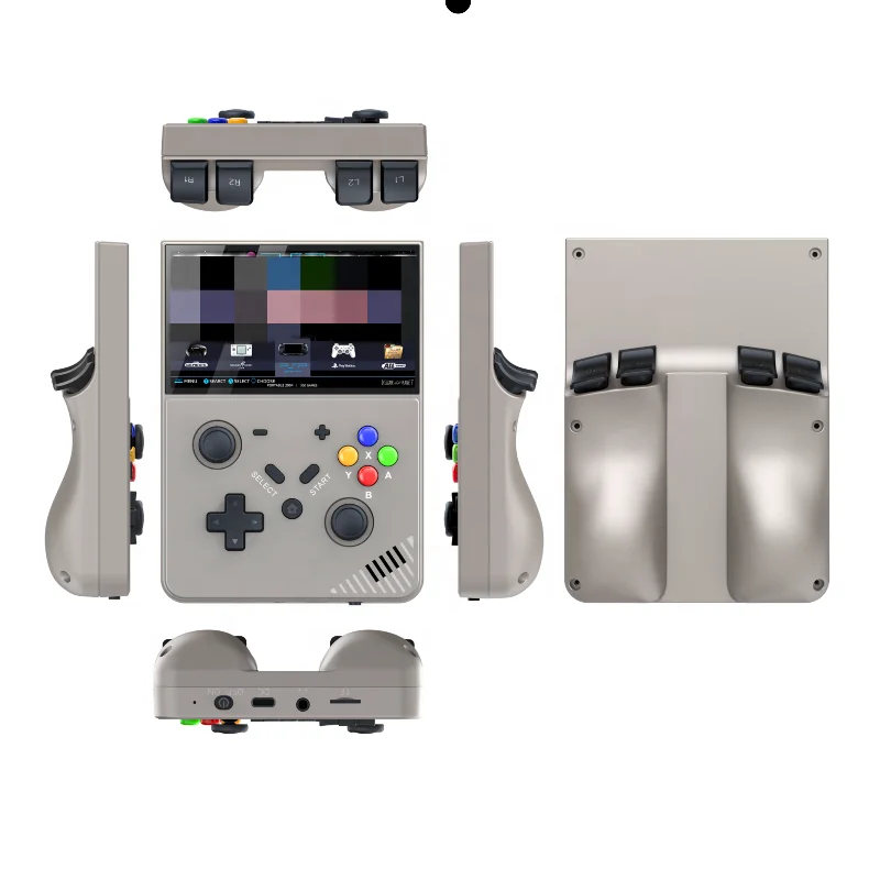 

Портативная игровая консоль R43pro с 4,3-дюймовым экраном, 64 ГБ, для M18, 20000+ игр, новый дизайн, подарок для любителей ретро-игр