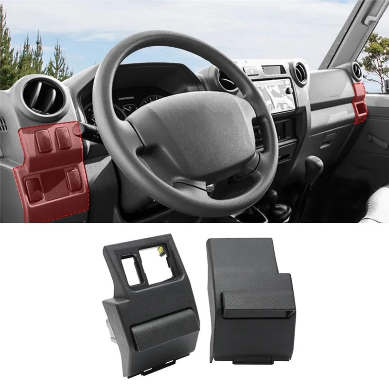 A07I LHD Driver Side Passenger Side Cup Holder Folding Organizer For Toyota Land Cruiser 70 76 79 78 75 LC70 LC76 LC79