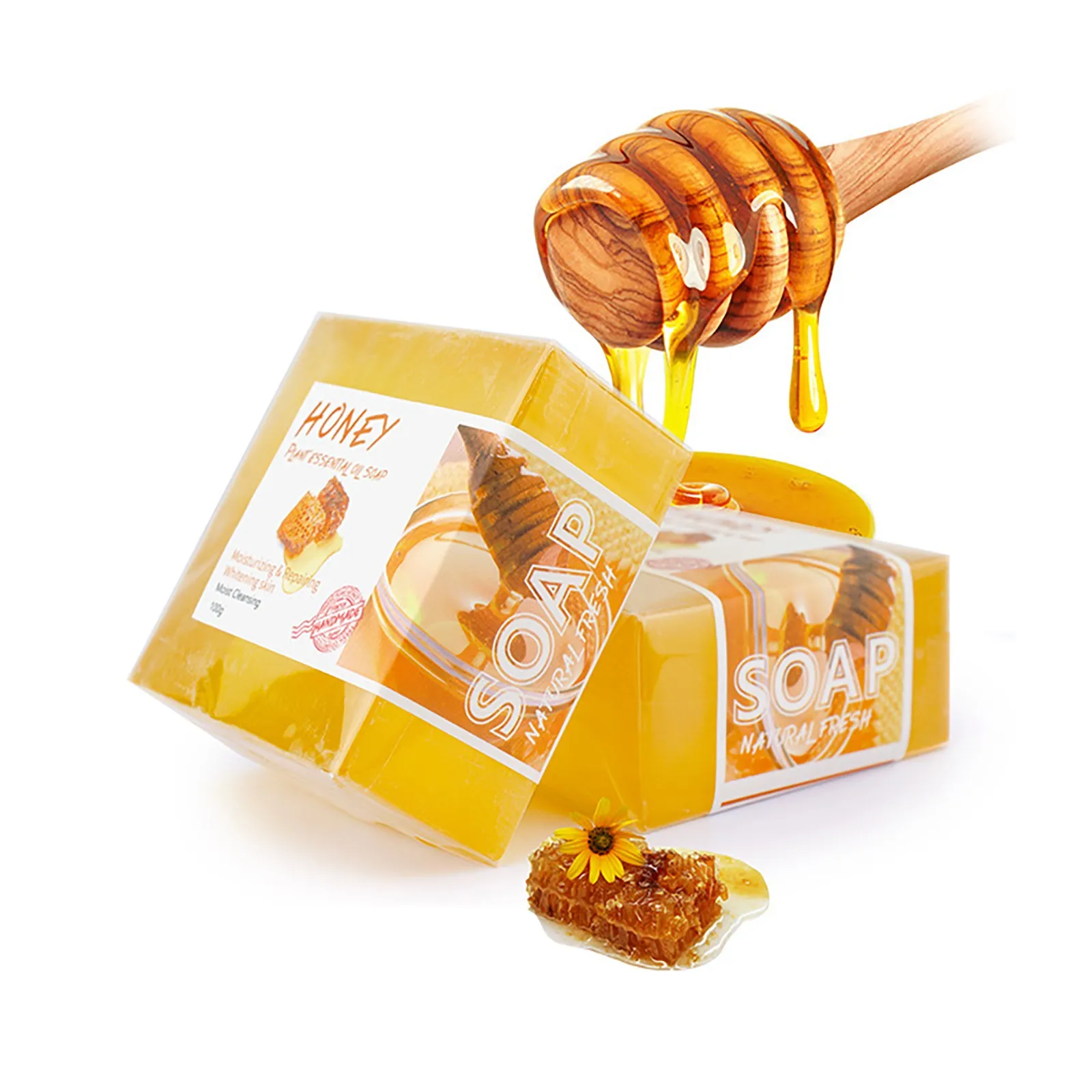 Turmeric Honey Soap Organic Natural Honey Soap Bar For Dark Spots And Acne Removes back acne and powerfully removes body oils