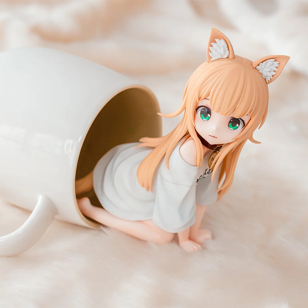 

Anime Figure KINAKO cute action Figures KINAKO cat girl figurine Dolls PVC Girls Model Toys Collectibles Statues Boys Gifts 12cm