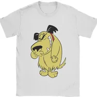 Laughing Muttley Wacky Races Men's T Shirts Casual Tees Short Sleeve Crew Neck T-Shirt Cotton Summer Tops