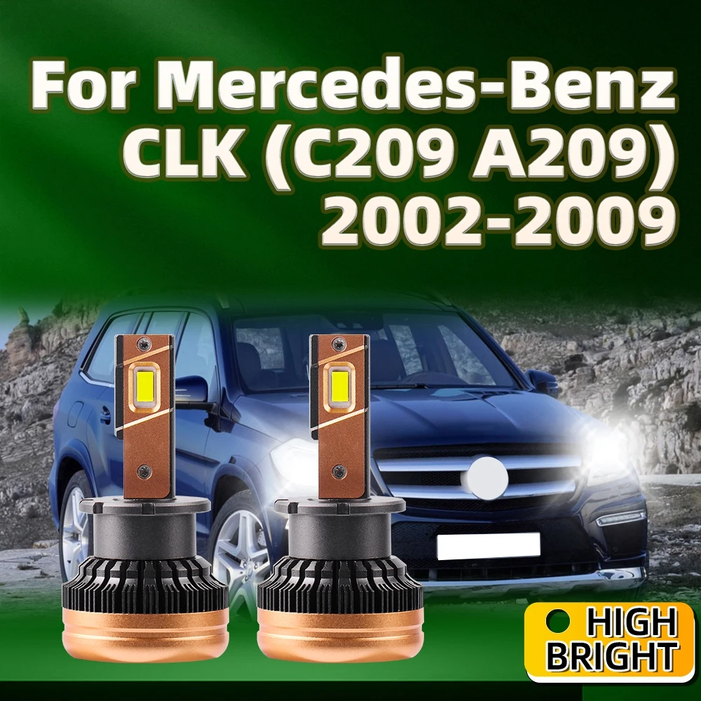 

2 шт. 6000 лм светодиодные фары CSP чип D2S автомобильная лампа 2002 K для Mercedes-Benz CLK C209 A209 2003 2004 2005 2006 2007 2008 2009