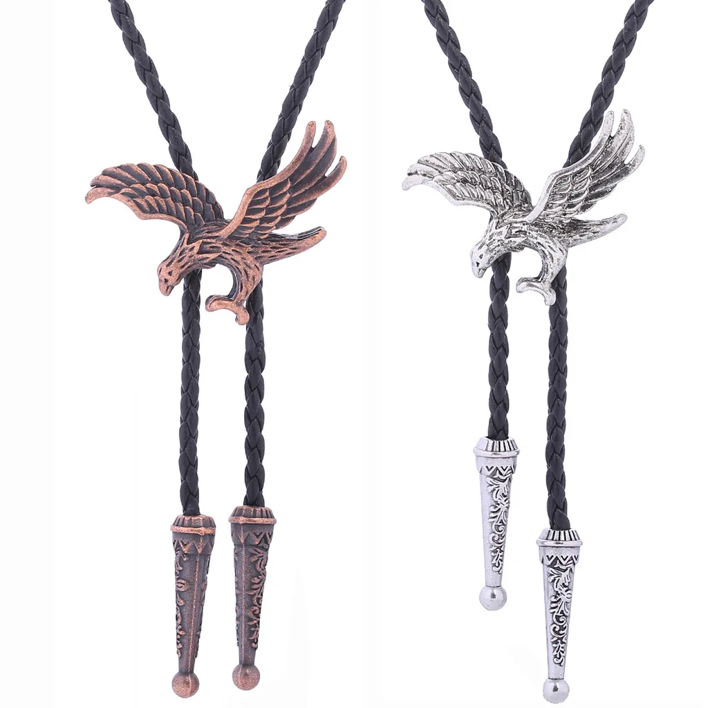 

New product Takahashi Eagle bolo tie metal collar rope pendant American Western denim Pibolo tie