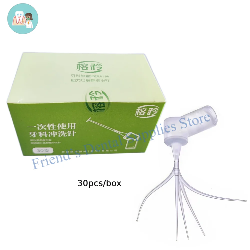 

Dental 30G 2-Side Vent Endodontic Needle Tips 30-Pack for Root Canal Irrigation Syringes Dentists Consumables