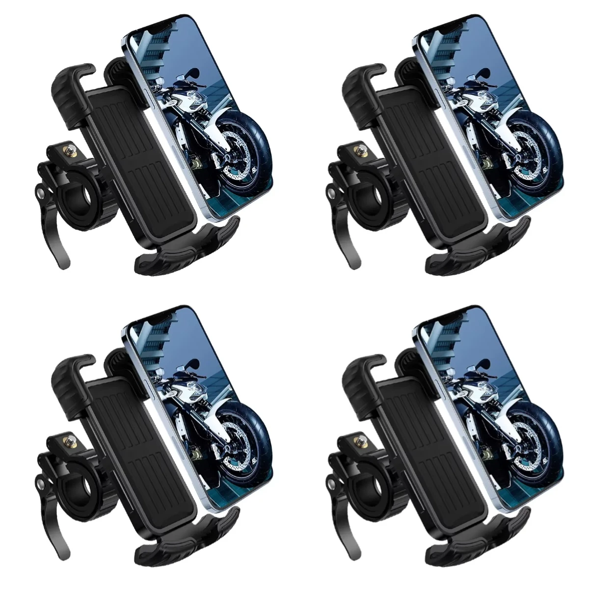 Universal Phone Holder Stand Secure Motorcycle Accessories Mobile Holder for Bike