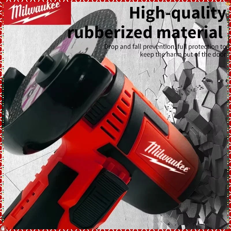 Milwaukee sem fio sem escova elétrica ângulo moedor mini máquina de corte para corte diamante recarregável 12v ferramentas elétricas