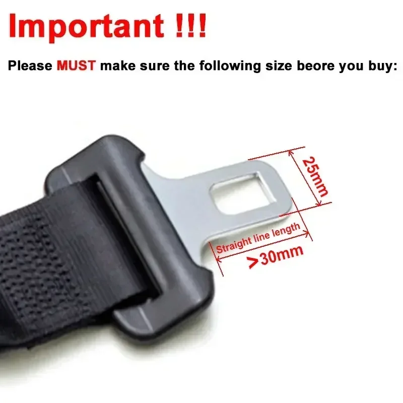 E24 Safety Certified Tongue Width 24.5mm Car Seat Safety Belt Extension Cars Seatbelt Extenders Auto Belt For Child Seat -Type B