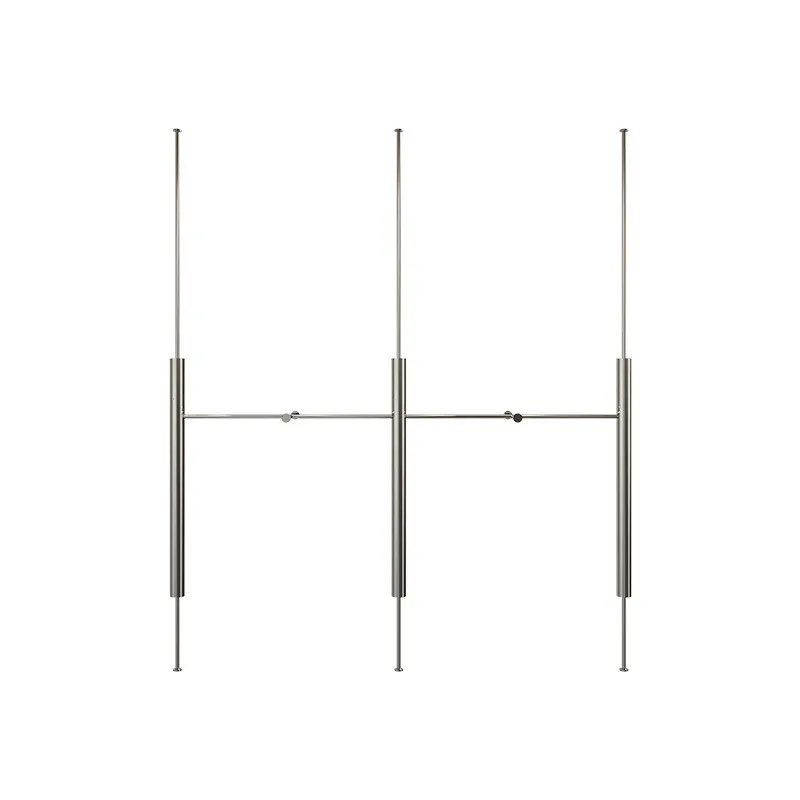Stainless steel Internet celebrity wedding dress shop display rack props women's clothing hanger shelf shelf