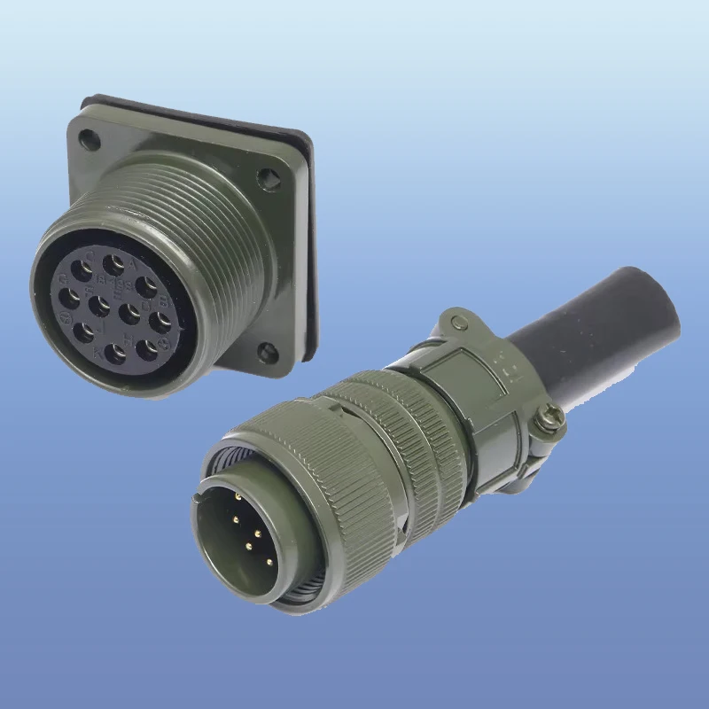 

5015 American standard waterproof aviation plug socket 10 pins MS3106A18-19S MS3102A18-19P