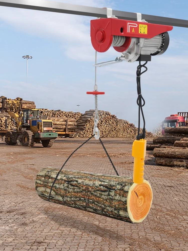 800kg Elektrische Takel, Afstandsbedienbare Hefapparatuur voor Bouw, Magazijn, Garage en Fabrieken - afbeelding 2