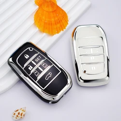 Shell Fob Holder portachiavi per Toyota Alphard PREVIA Voxy Noah Esquire Vellfire Harrier 5/6 pulsanti TPU Car Key Cover Key Case