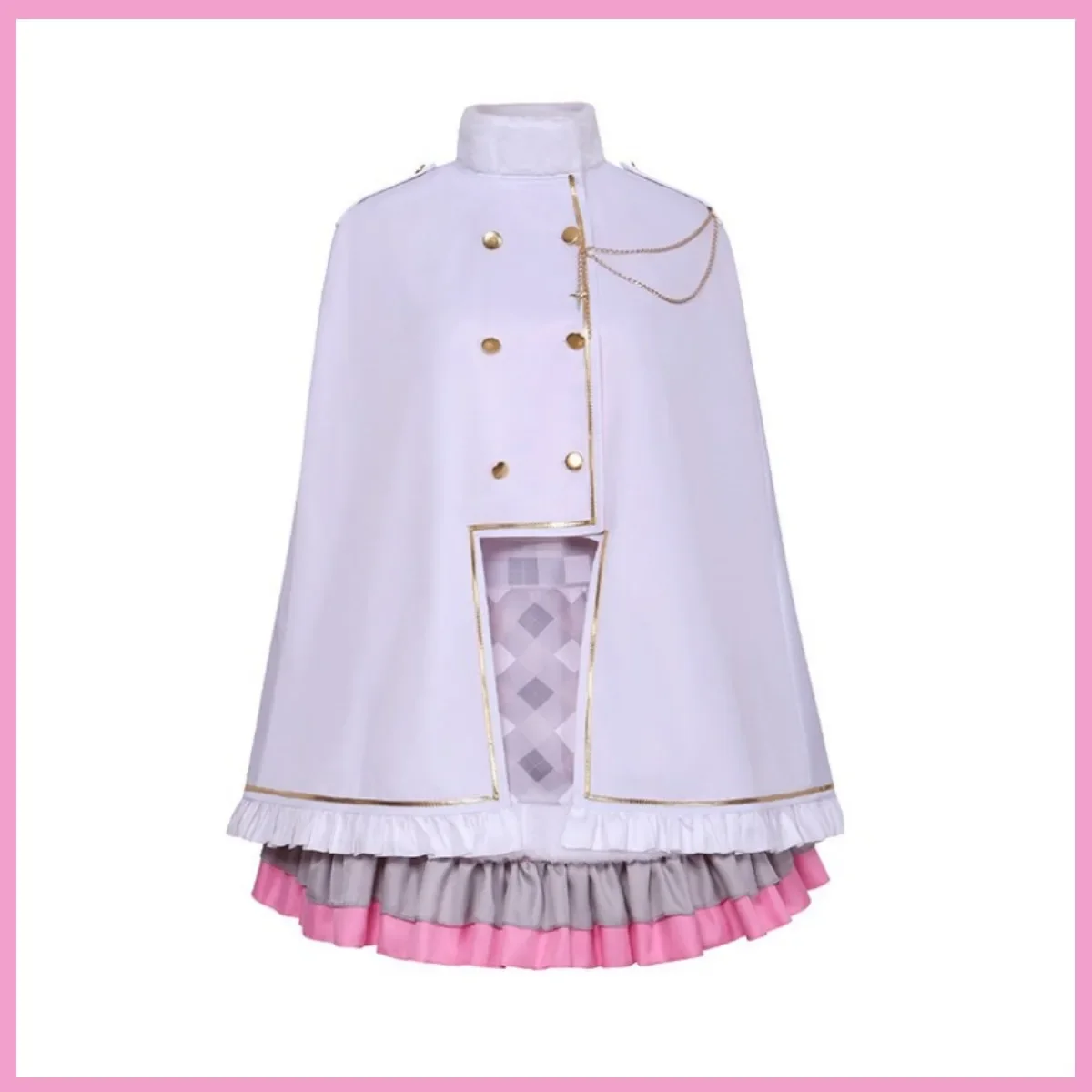 Anime Aikatsu！Hoshimiya Ichigo Cosplay Costume Winter Uniform Shawl Skirt Lolita Wig Shoes Woman Cute Christmas Halloween Suit