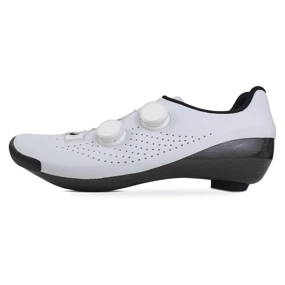 

Hyper City Cycling White Road shoe Cycling shoe Carbon shoe Carbon Cycling shoe Professional Road Lake BONT Verducci