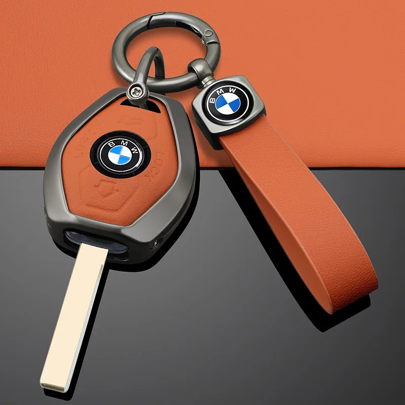 Neue Schlüsselhülle für BMW X5 E53 X3 F83 E46 E39 E38 E60 E63 E61 E64 Serie 3 5 7 330i Z3 Z4 E85 E86 M5 325i Autoschlüssel-Abdeckung