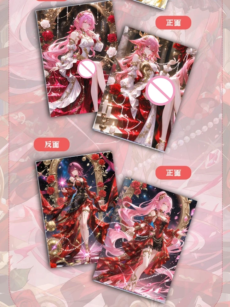 XUYU QING SHANG Vol 1 A5 Acrylic Card Blind Box Set Uv Print Holographic Glitter Lucky Bag with Umbrella Bag Notebook 40 Boxes