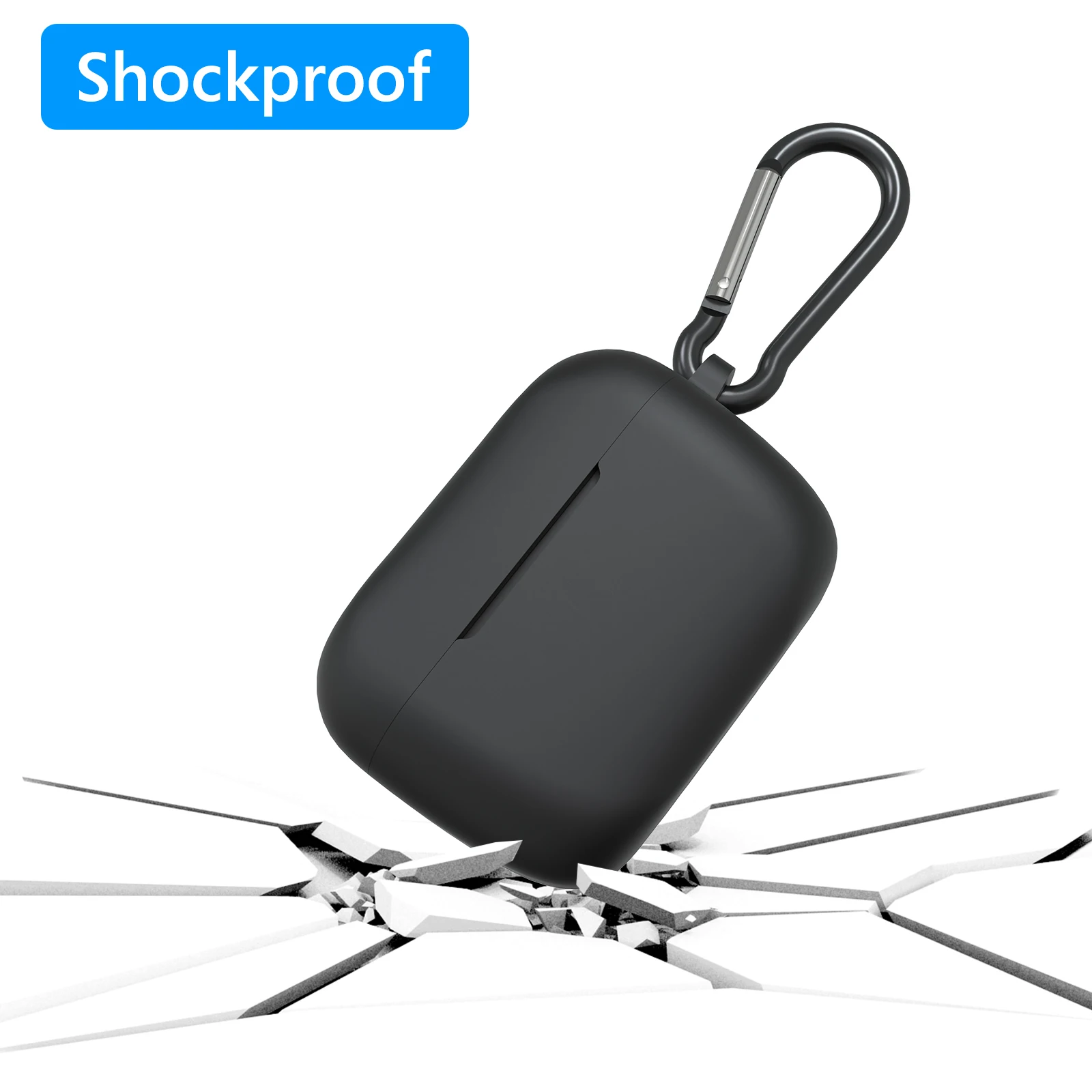 Geekria Funda de silicona Compatible con auriculares inalámbricos verdaderos Sennheiser CX 500BT, funda de piel para auriculares