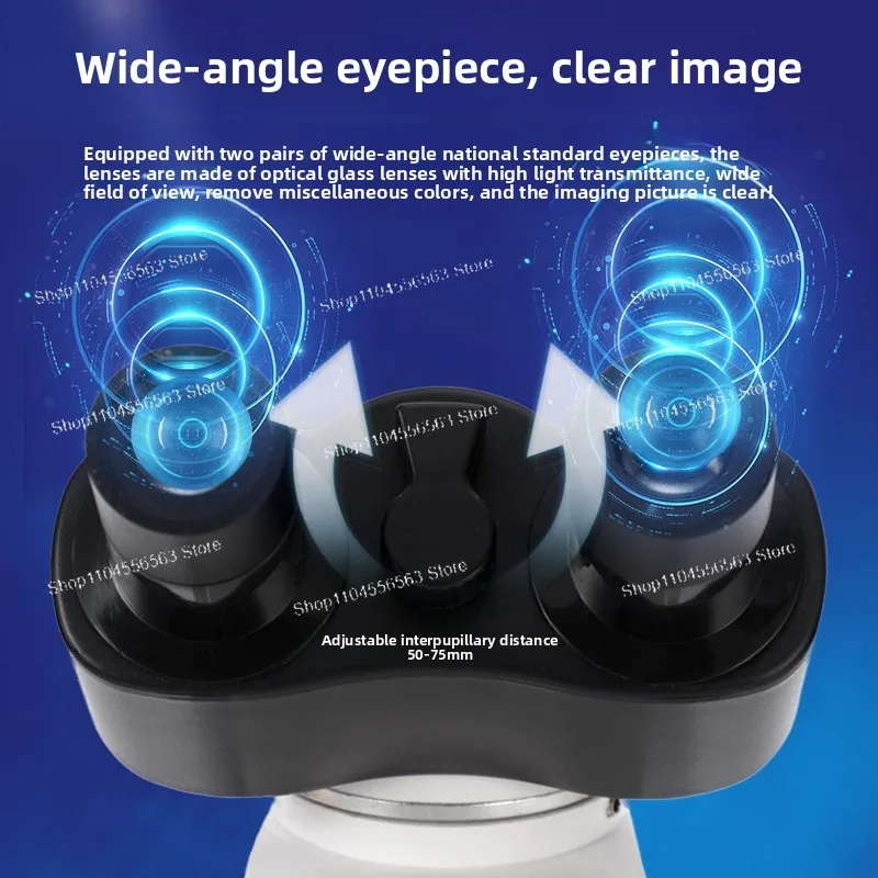 Biological microscopy laboratory bacterial analysis achromatic objective observation high definition fine professional grade