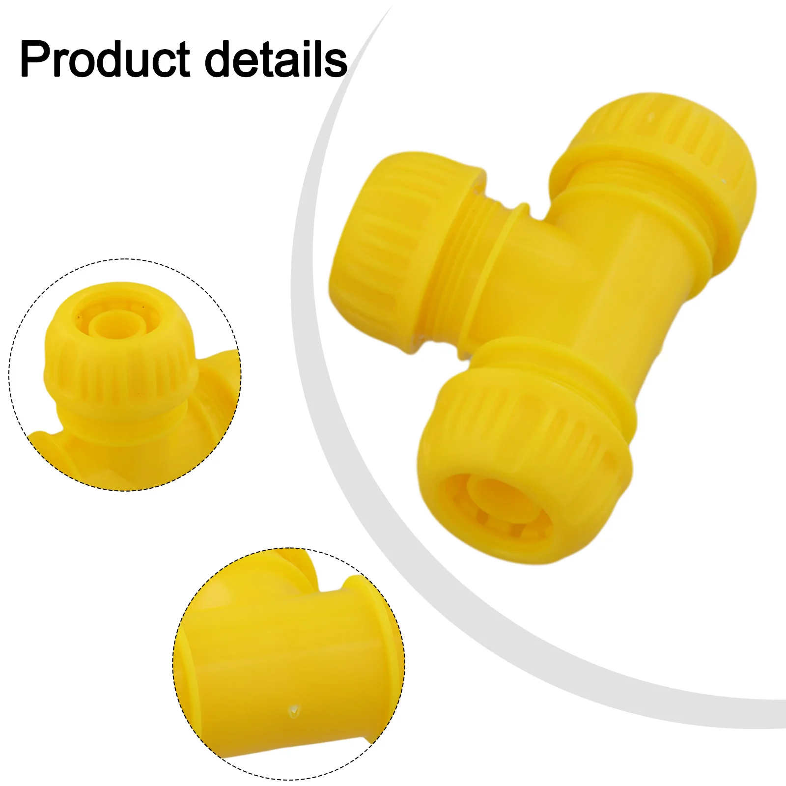 for Garden Hose Three Way Tee Connector Pack of 4 for Integrating With Standard Faucet Outlets and Portable Water Tanks Outdoors