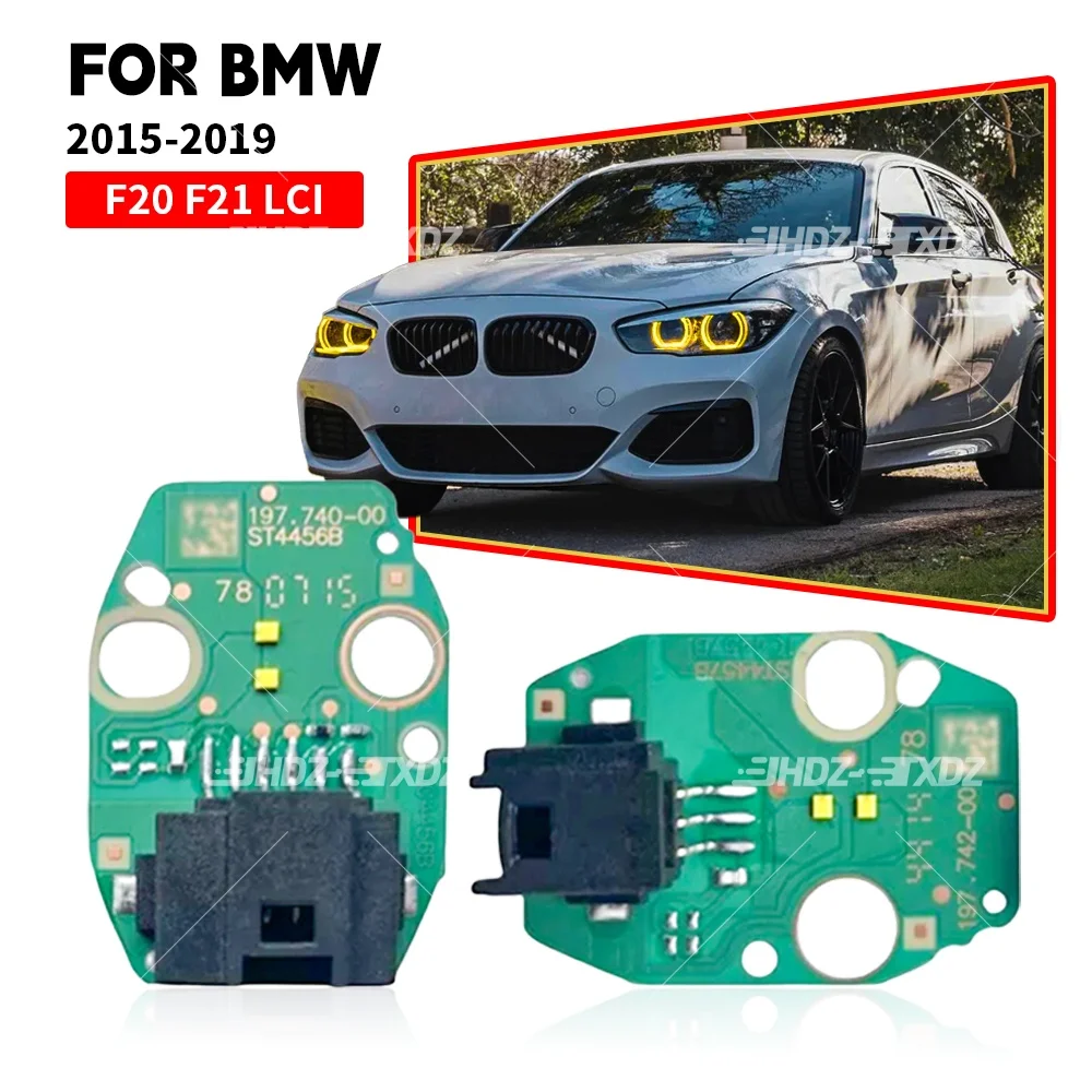 

Светодиодные фары Angel Eyes DRL для дневных ходовых огней желтого янтарного синего цвета 63117428425 для BMW 1 серии F20 F21 LCI 2016-2019 гг.