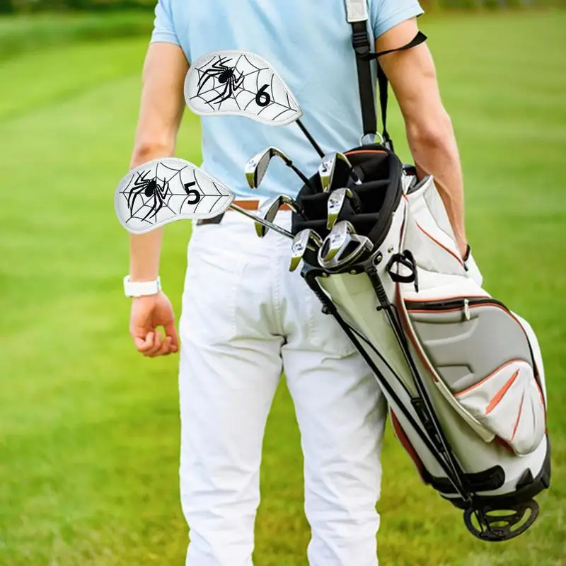 Golf Driver Cover Funny Cartoon PU Leather Golf Covers Head Covers For Drivers Universal Outdoor Golf Cover For Clubs