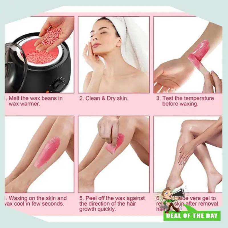 24-Stunden-Lieferung 500 g Wachsbohnen zur Haarentfernung, vollharte Enthaarungswachsperlen für Wachsheizmaschine, Stil 4