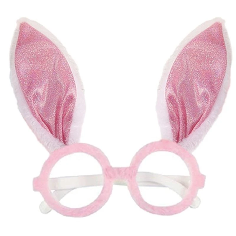 Y5GC Easter Bunnies Ears Glasses Frame Party Favor Easter Decorations Oventies