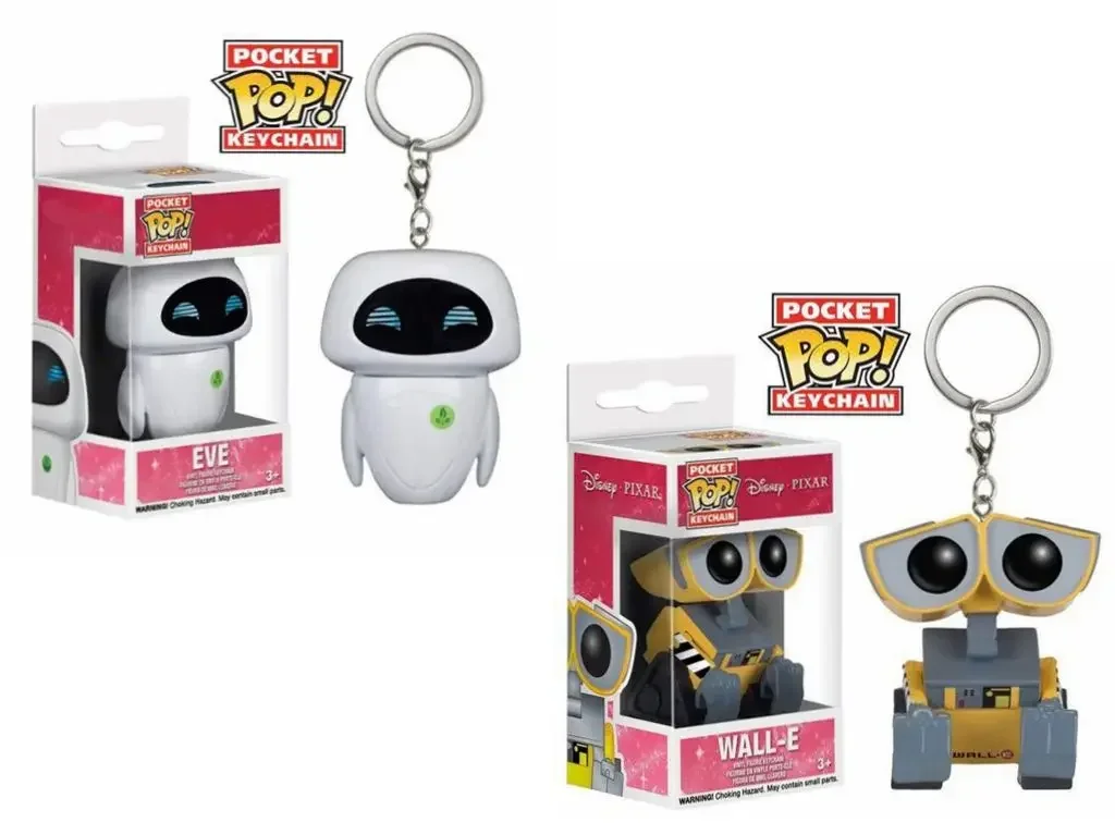 Funko pop Pixar фильм Wall-E робот EVE брелок детская игрушка ПВХ фигурка Коллекция Модель игрушки для детей с розничной коробкой