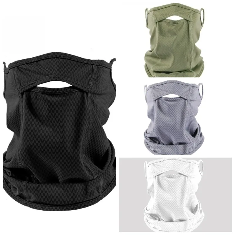 

Summer Cycling Bandana Scarf Hanging Ear Tactical Breathable Face Mask Sport Hiking Bicycle Camping Riding Outdoor Neck Cover