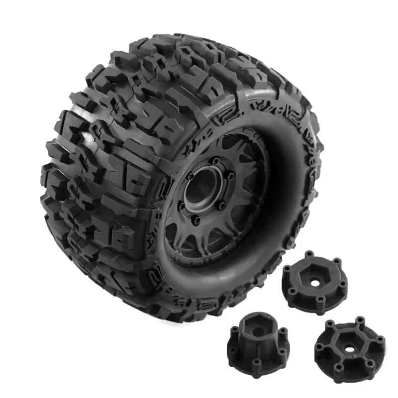 

RS Red Spider 1/10 Monster Truck Tires for Traxxas, Tamiya, Arrma, HPI, and More Durable Off-Road Tires Truggy & Crawler Models