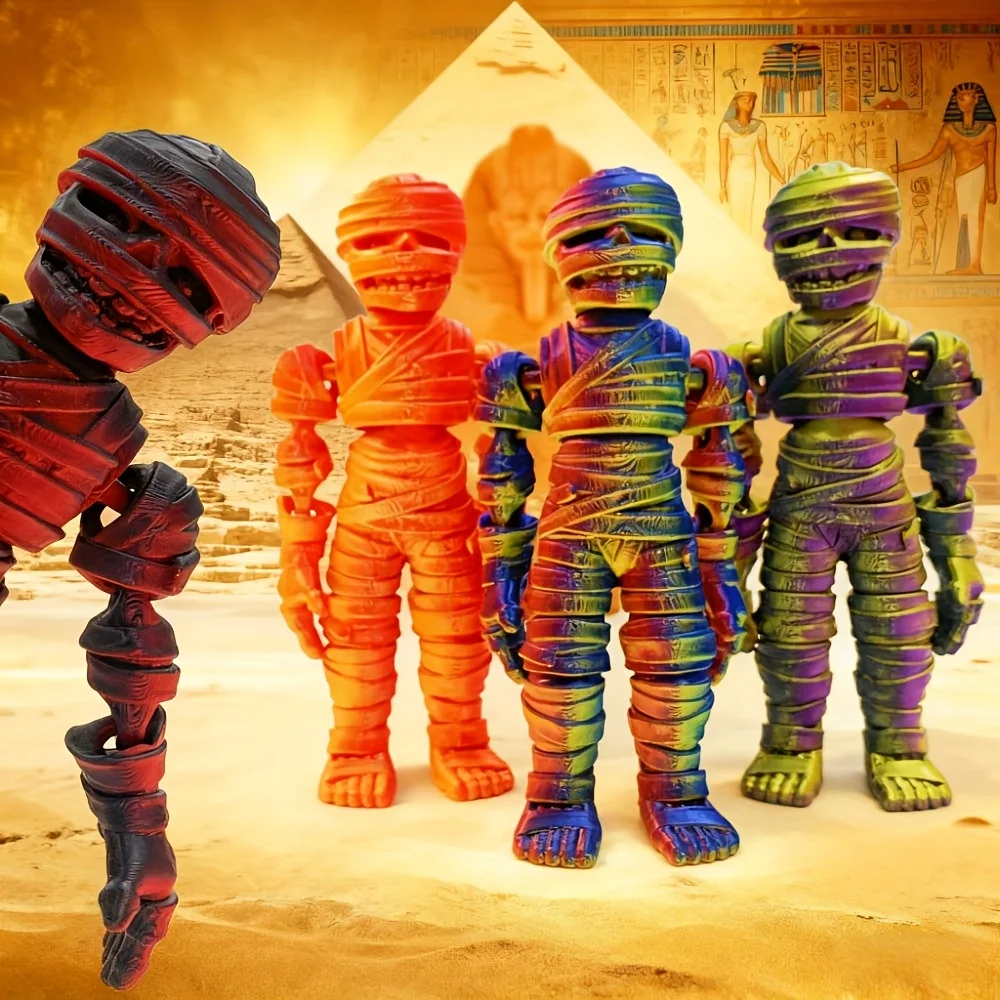

3D printing of Egyptian pharaoh mummies, home desktop decoration, Egyptian artistic mummy pharaoh decorations
